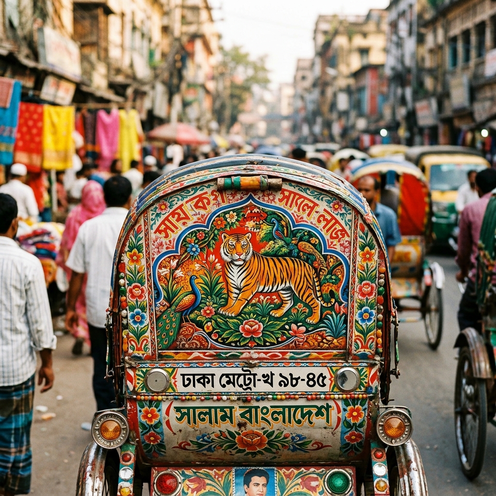Bangladesh Culture Rickshaw